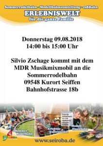 MDR Musikmixmobil mit Silvio Zschage in Seiffen @ Sommerrodelbahn (SEIROBA) 
