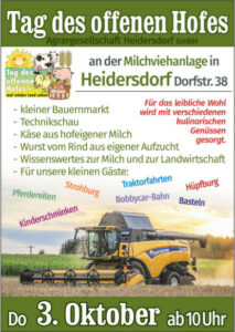 Tag des offenen Hofes @ Milchviehanlage / Milchtankstelle