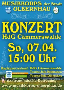 Konzert des Musikkorps der Stadt Olbernhau im HdG Cämmerswalde @ Haus des Gastes Cämmerswalde | Sachsen | Deutschland