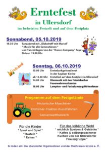 Erntefest in Ullersdorf @ Festzelt auf dem Festplatz