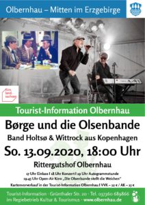 Børge und die Olsenbande - Konzert und Kino @ Rittergutshof Olbernhau