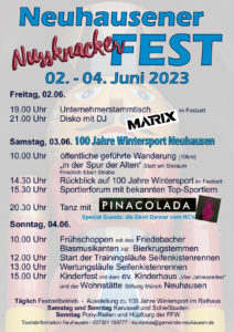 Neuhausener Nussknacker Fest 02. bis 04. Juni 2023 @ Stadt