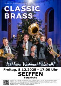 CLASSIC BRASS: Fröhliche Weihnacht überall! @ Bergkirche Seiffen