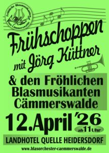 Frühschoppen mit Jörg Küttner & Fröhlichen Blasmusikanten Cämmerswalde @ Landhotel Quelle